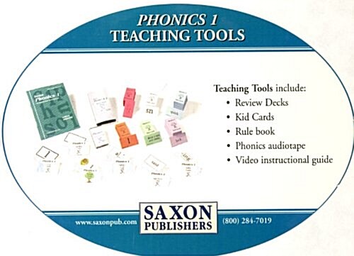 Saxon Phonics 1 Teaching Tools First Edition (Paperback, Teacher)