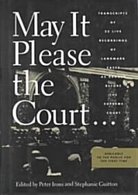May It Please the Court (Hardcover, Cassette)