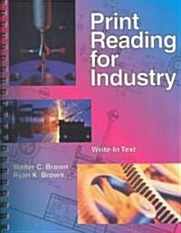 Print Reading for Industry (Paperback, Spiral)