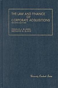 The Law and Finance of Corporate Acquisitions (Hardcover, 2nd, Subsequent)