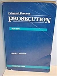 Criminal Process Part 2 Prosecution (Paperback)
