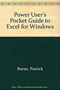 Power Users Pocket Guide Excel 5.0 (Paperback)