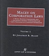 Macey on Corporation Laws (Boxed Set)