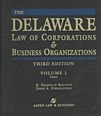 Delaware Law of Corporations and Business Organizations (Loose Leaf, 3)