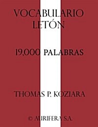 Vocabulario Leton (Paperback)