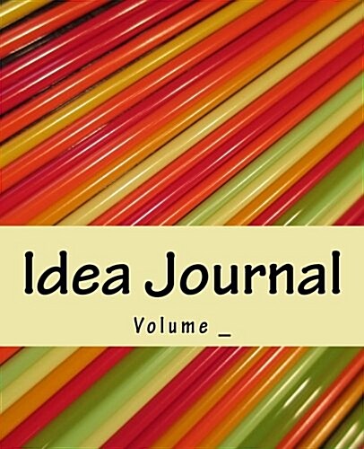 Idea Journal: Glass Stringer Cover (Paperback)