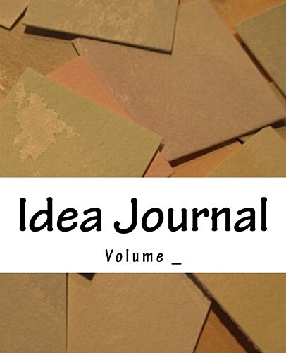 Idea Journal: Cut Paper Cover (Paperback)