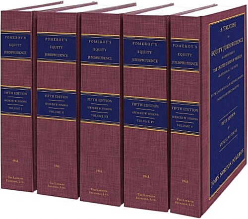 Pomeroy- A Treatise on Equity Jurisprudence. 5th Ed. 5 Vols (Hardcover, /)