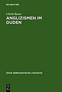 Anglizismen Im Duden (Hardcover)