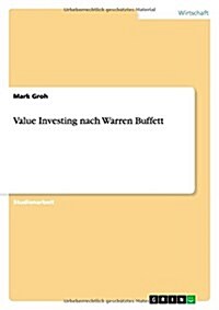 Value Investing Nach Warren Buffett (Paperback)