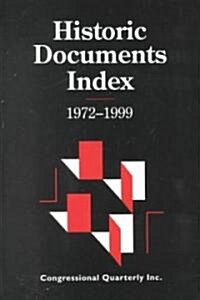 Historic Documents Index 1972-1999 (Hardcover)