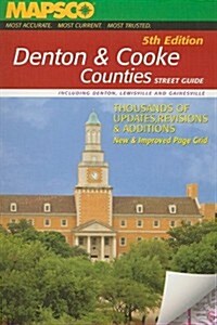 Denton and Cooke Counties Street Guide & Directory (Paperback, 5th, Spiral)