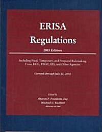 Erisa Regulations, 2003 (Paperback)