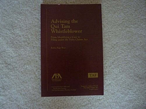 Qui Tam Whistleblower Litigation (Hardcover)