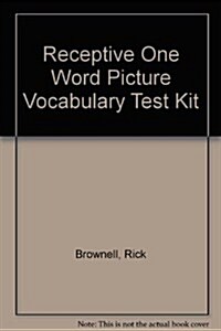 Receptive One Word Picture Vocabulary Test Kit (Hardcover, 2nd)