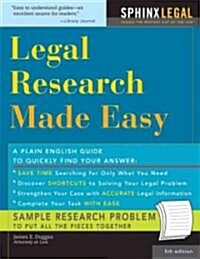 Legal Research Made Easy (Paperback, 5th)