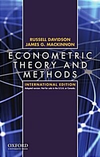 Econometric Theory and Methods : International Edition (Paperback)