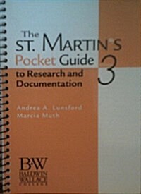 The St. Martins Pocket Guide to Research and Documentation (Paperback)