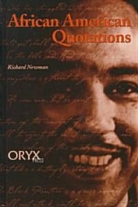 African American Quotations (Hardcover)