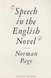 Speech in the English Novel (Paperback, 2)