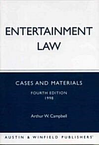 Entertainment Law 1998 (Paperback, 4th)