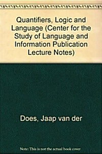 Quantifiers, Logic and Language (Hardcover, 2)