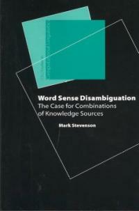 Word sense disambiguation