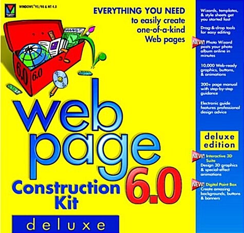 Web Construction 6.0 Deluxe Software (Hardcover, SOFTWARE)