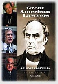 [중고] Great American Lawyers [2 Volumes]: An Encyclopedia (Hardcover)