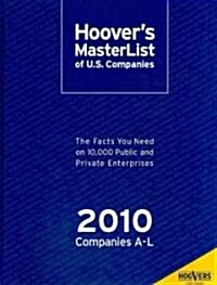 Hoovers Masterlist of U.S. Companies 2010 (Hardcover, 16th)