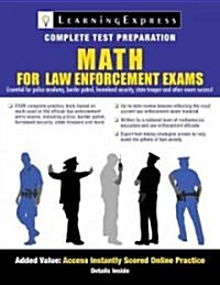 Math Skills for Law Enforcement Exams [With Access Code] (Paperback)