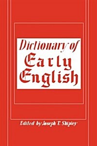 Dictionary of Early English (Paperback)