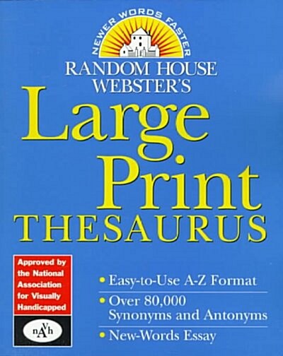 Random House Websters Large Print Thesaurus (Paperback, Large Print)