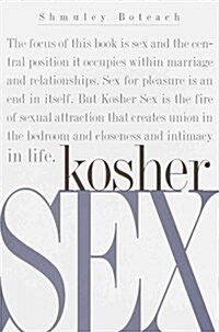 Kosher Sex (Hardcover, 1st)