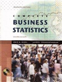 Complete business statistics 7th ed