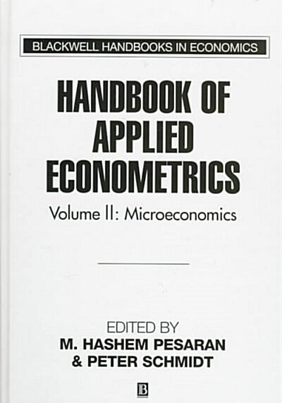 Handbook of Applied Econometrics (Hardcover)