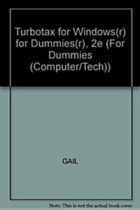 Turbotax for Windows for Dummies (Paperback, 2nd, Subsequent)