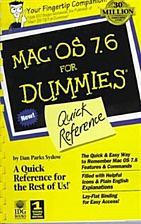 Mac OS 7.6 for Dummies (Paperback, Spiral)