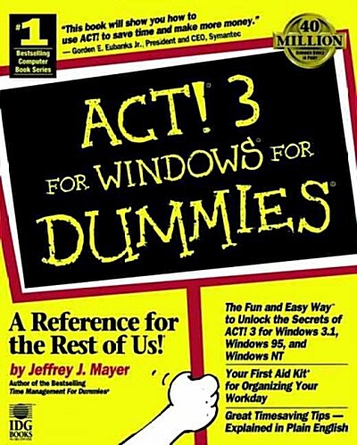 Act! 3 for Windows for Dummies (Paperback)