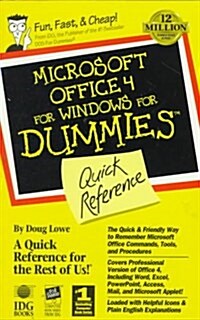 Microsoft Office 4 for Windows for Dummies Quick Reference (Paperback)