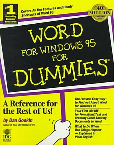 Word for Windows 95 for Dummies (Paperback)