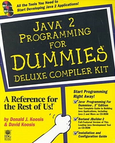 Java 2 Programming for Dummies Deluxe Compiler Kit (Paperback, CD-ROM)