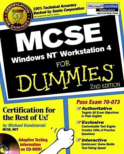 McSe Windows Nt Workstation 4 for Dummies (Paperback, CD-ROM, 2nd)