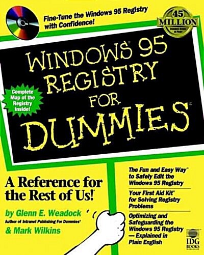 Windows 95 Registry for Dummies (Paperback, CD-ROM)