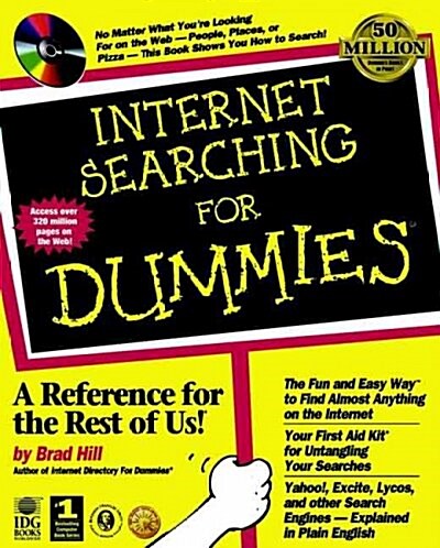 Internet Searching for Dummies (Paperback, CD-ROM)