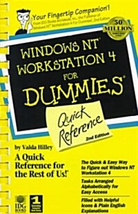 Windows Nt Workstation 4 for Dummies Quick Reference (Paperback, 2nd, Spiral)
