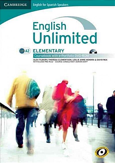 English Unlimited for Spanish Speakers Elementary Coursebook with E-Portfolio (Hardcover)