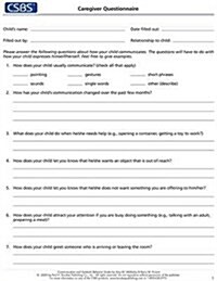 Communication and Symbolic Behavior Scales (Csbs), Normed Edition, Toy Kit (Other, Normed)