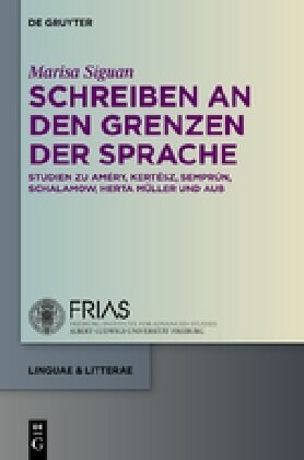 Schreiben an den Grenzen der Sprache (Hardcover)