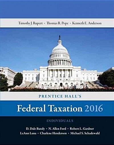 Prentice Halls Federal Taxation 2016 Individuals (Hardcover, 29, Revised)